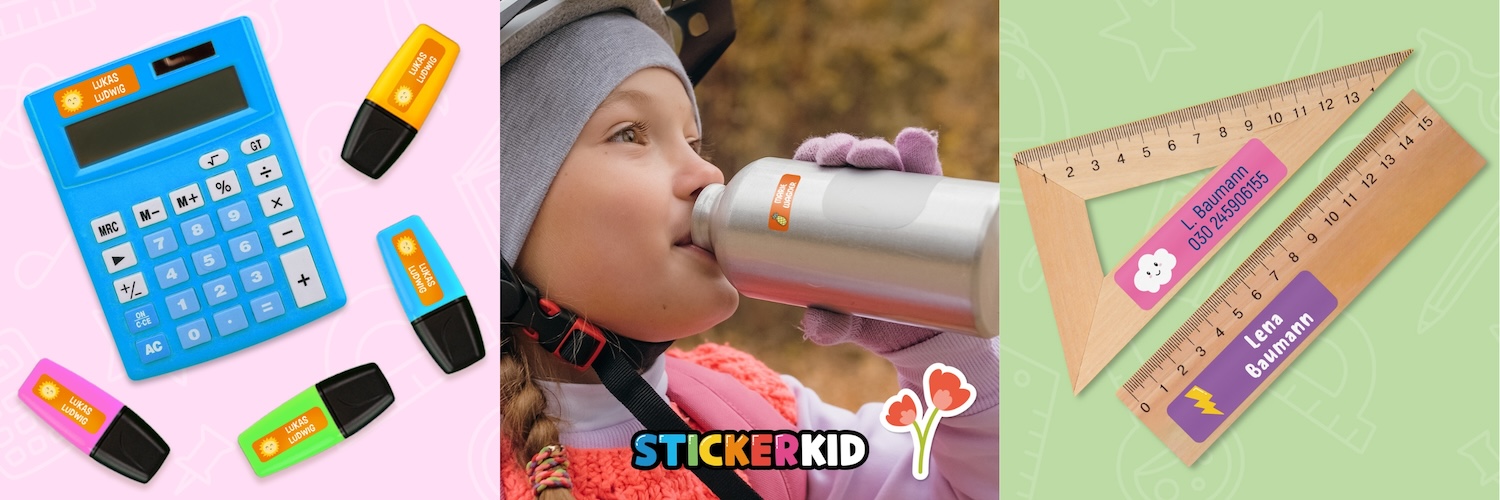  Unser Leitfaden zur Auswahl der besten Namensaufkleber für Kinder - Blog Motiv 
