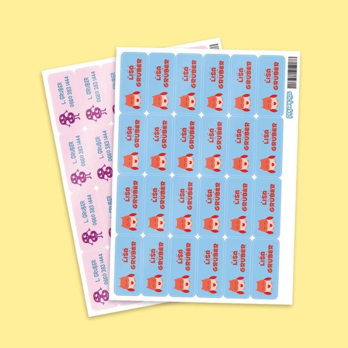 Rechteckige Bugeletiketten Fur Kleidung Stickerkid At