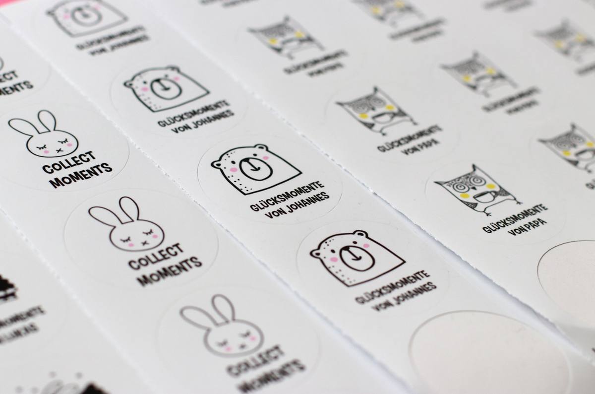 Personalisierbare Namensetiketten von StickerKid. Perfekt für die Schule oder den Kindergarten. Auch für Bastelideen geeignet, um alles zu markieren.